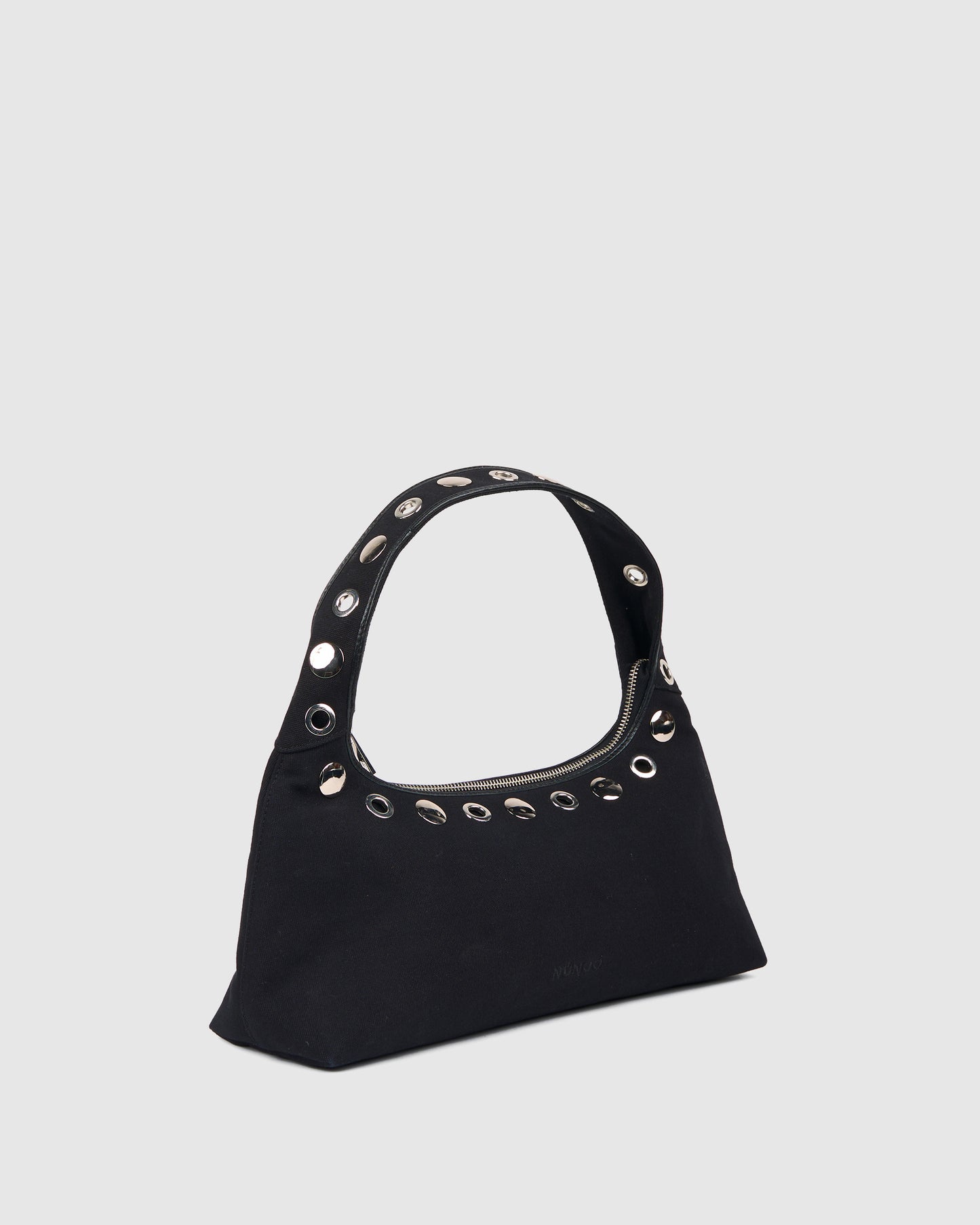 Núnoo Large Dandy Studs Canvas Black Large Black