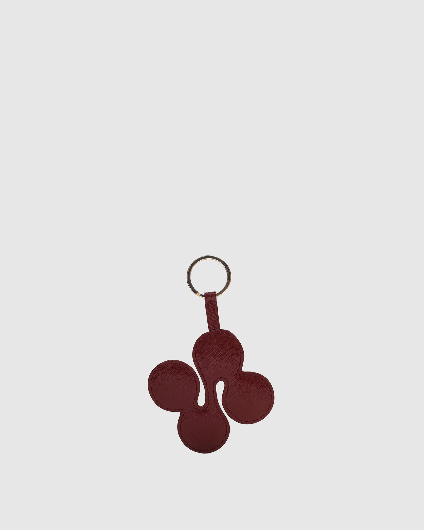 Núnoo Logo Keyring Florence Maroon w. Gold Accessories Maroon