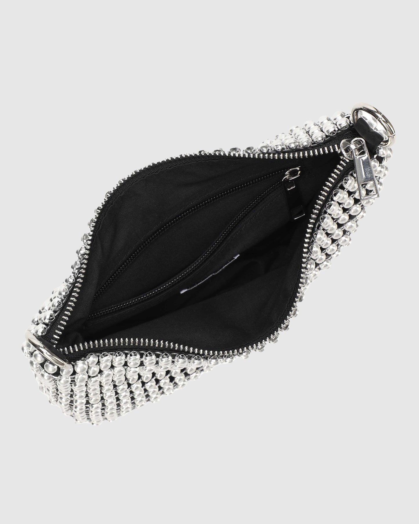 Núnoo Lucia Metal Silver Small bag