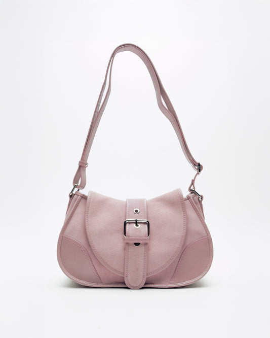 Núnoo Maria Suede Candyfloss Medium Candyfloss