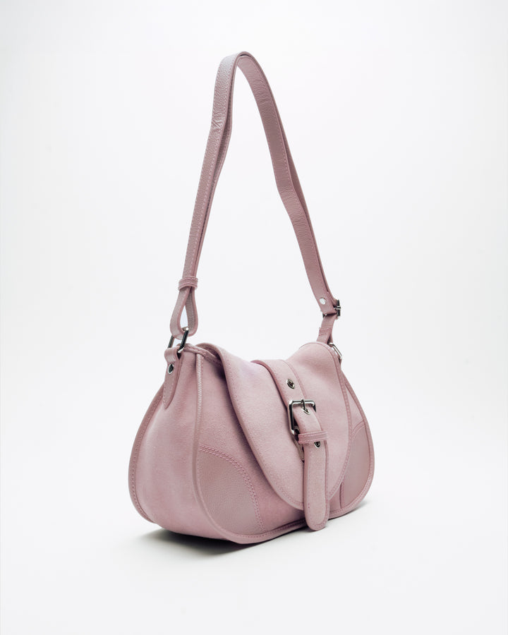 Núnoo Maria Suede Candyfloss Medium Candyfloss