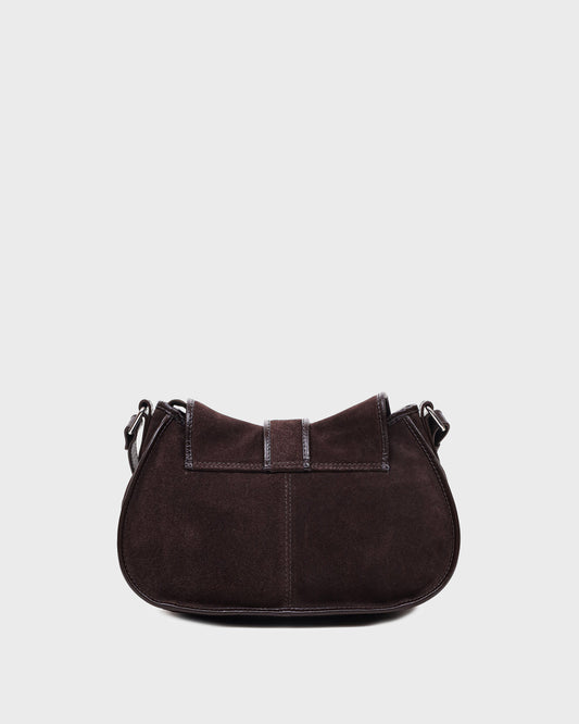 Núnoo Maria Suede Chocolate Medium Chocolate