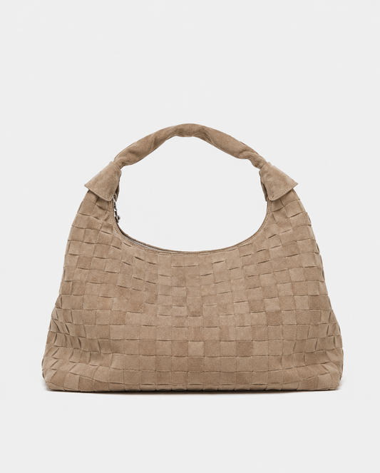 Núnoo Maxi Dandy Braided Suede Sand Maxi Sand