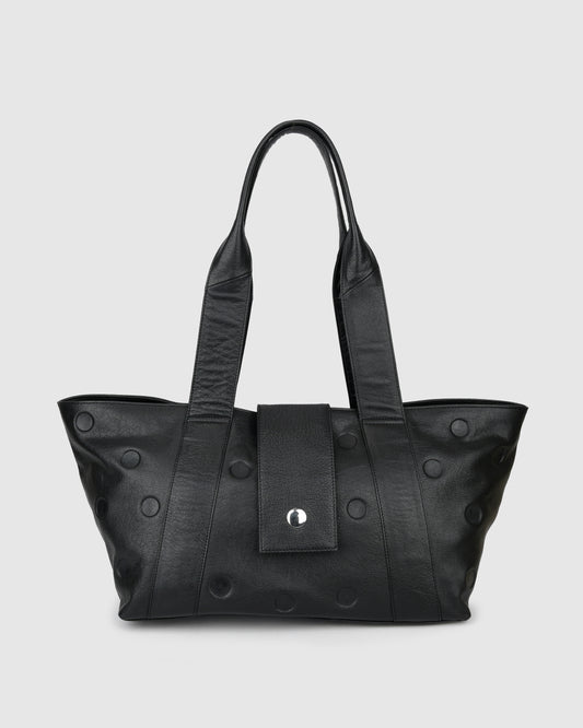 Núnoo Maxi Shopper Dot Mountain Black Maxi Black