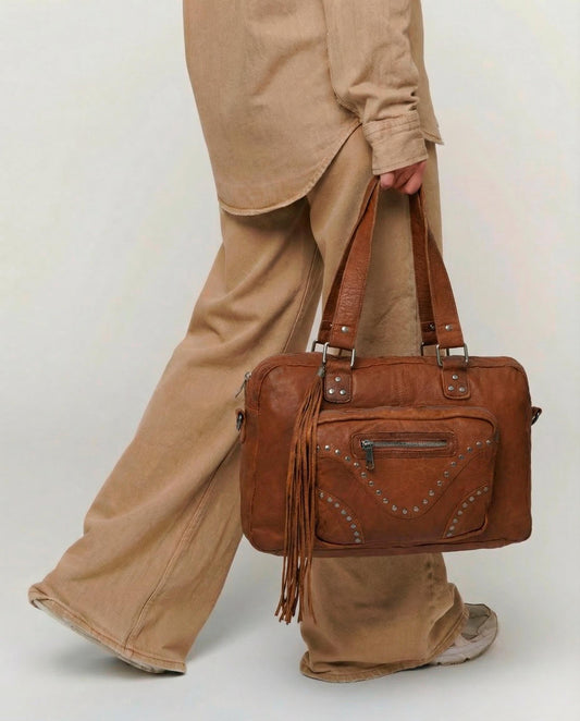 Núnoo Mille Rivet Washed Ginger w. Antique Silver Maxi Ginger