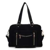 Mille Suede Black w. Gold