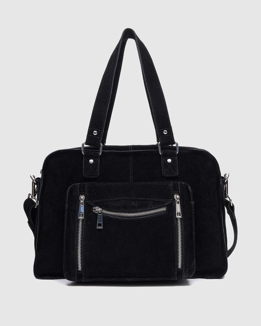 Núnoo Mille new suede Black Maxi Black