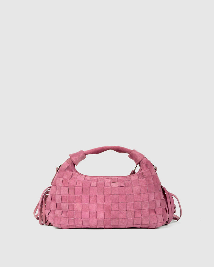 Núnoo Mini Dandy Braided Fringe Pink - Berg Larsen x Núnoo Small bag Pink