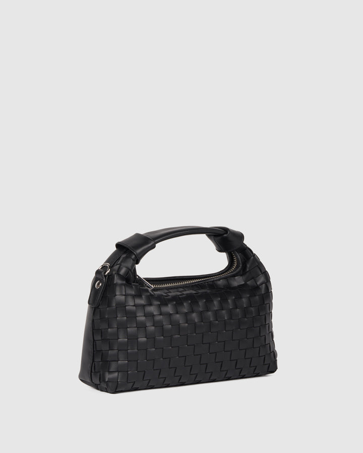 Núnoo Mini Dandy Braided Rain Black Small bag Black