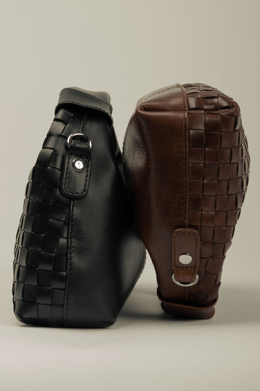 Núnoo Mini Dandy Braided Rain Brown Small bag Brown