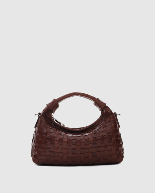 Núnoo Mini Dandy Braided Rain Brown Small bag Brown