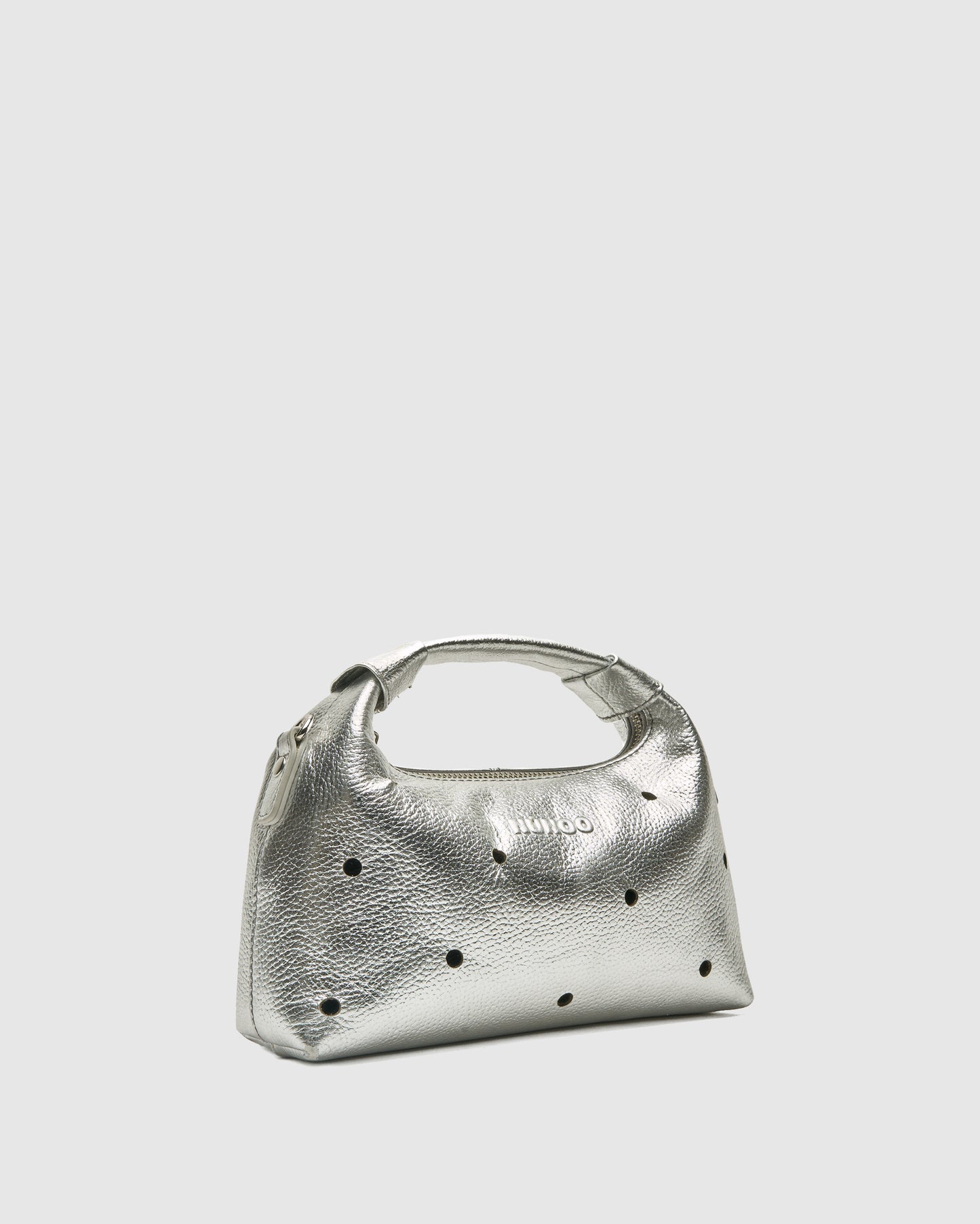 Núnoo Mini Dandy Metallic Silver Small bag Silver