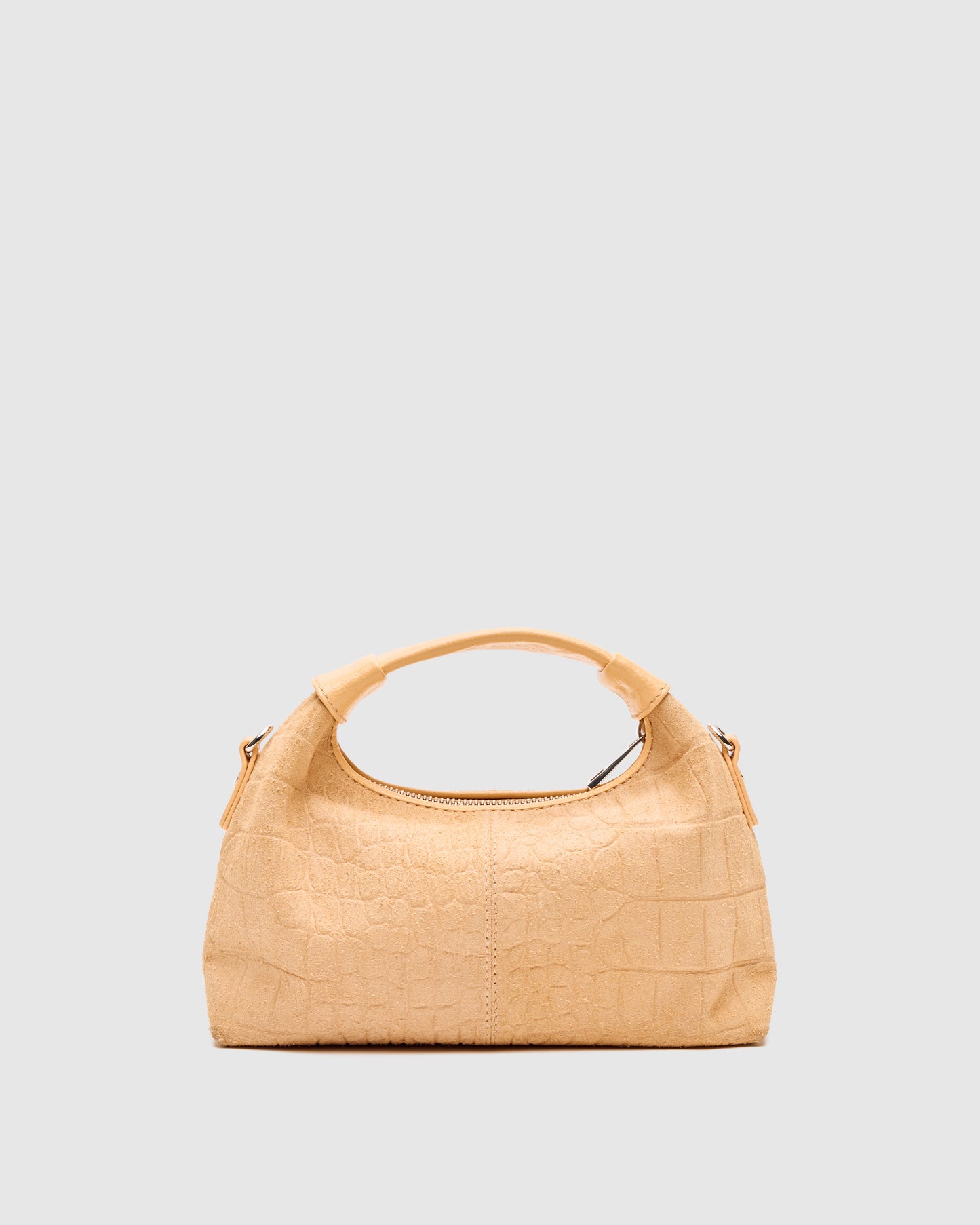 Núnoo Mini Dandy Scale Suede Cream Small bag Cream