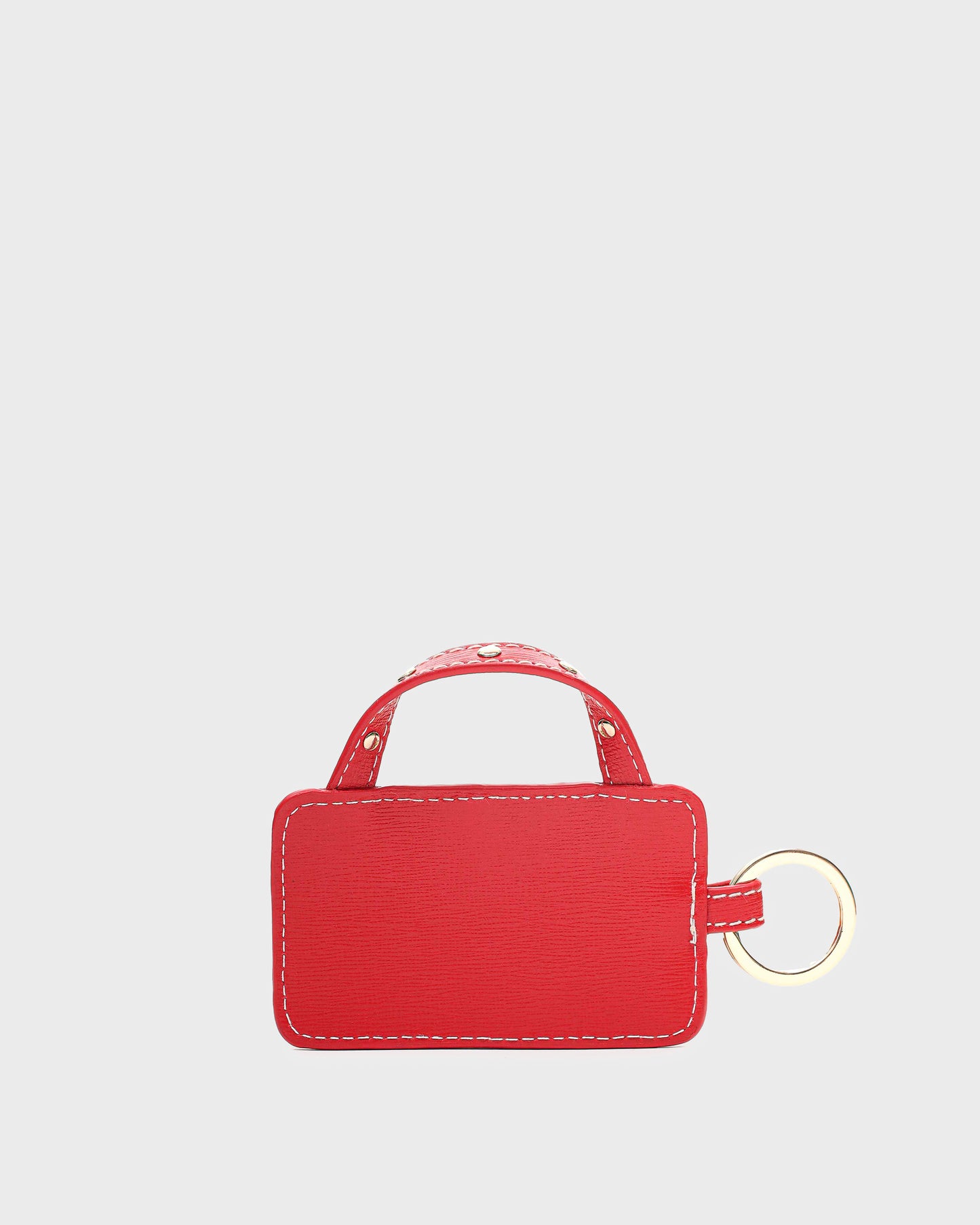 Núnoo Mini Helena Keyring Florence Bright Red w. Gold Accessories Bright Red