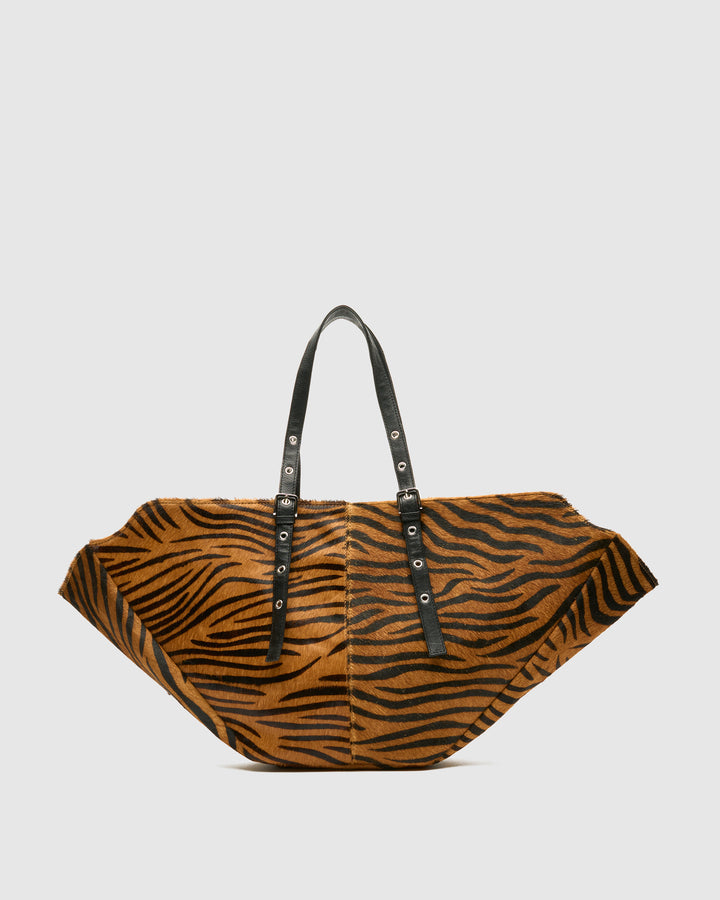 Núnoo Nora Stripes Deluxe Dark Brown Maxi Stripes