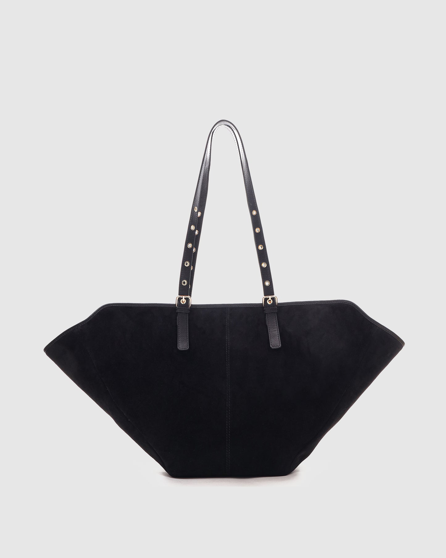 Núnoo Nora Suede Black w. Gold Maxi Black