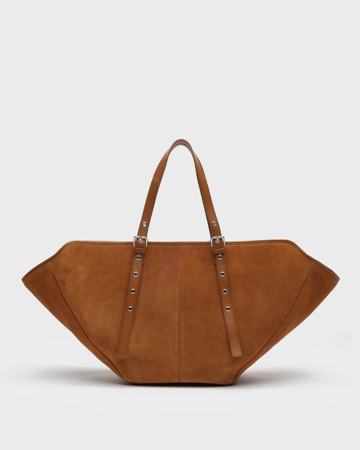 Núnoo Nora Suede Pecan Brown Maxi Pecan Brown