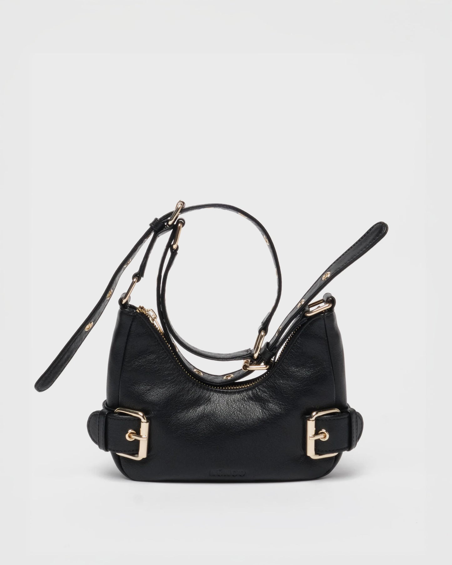 Núnoo Palma Air 1 Black w. Gold Small bag Black