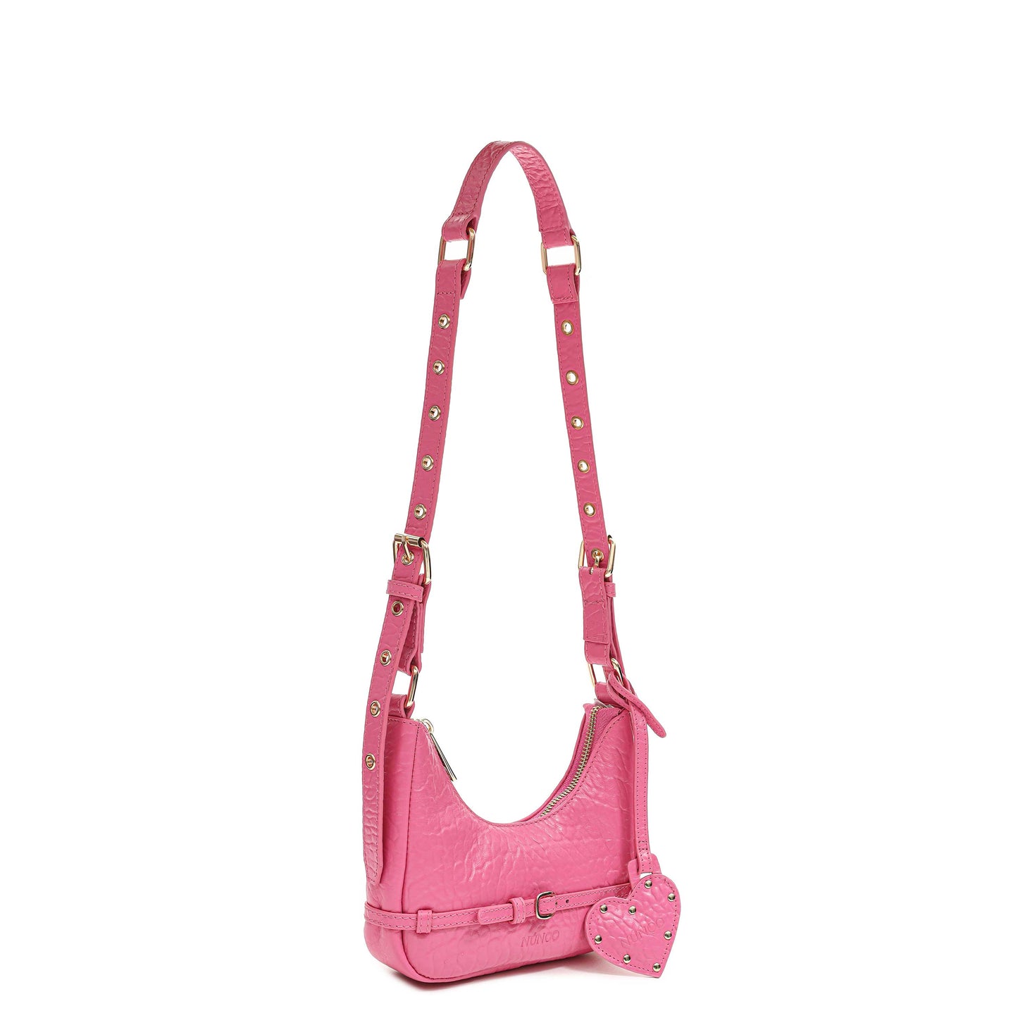 Núnoo Palma Belt New Zealand Pink w. Gold Small bag Pink