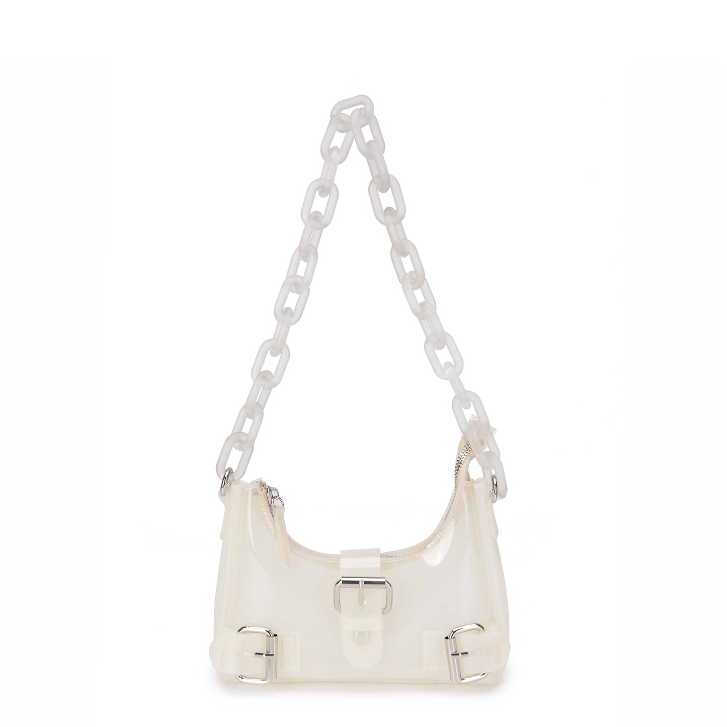 Núnoo Palma Moon White Small bag Brown