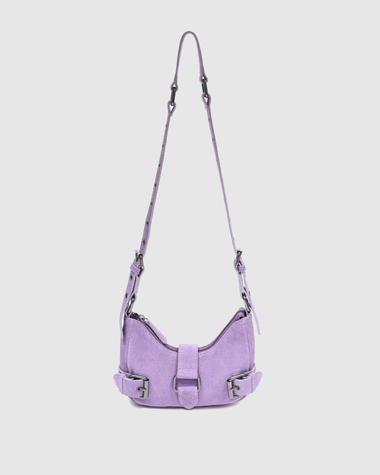 Núnoo Palma Suede Purple Small bag