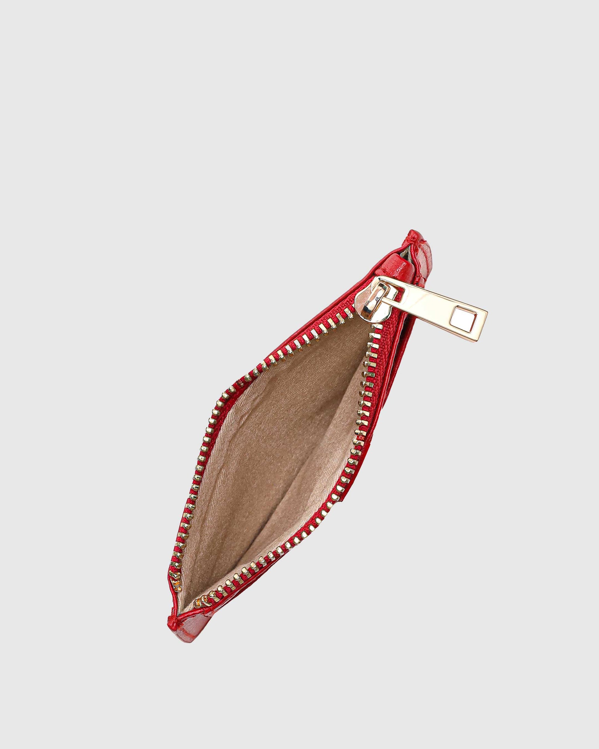 Núnoo Pixie Buckle Florence Bright Red w. Gold Wallet Bright Red