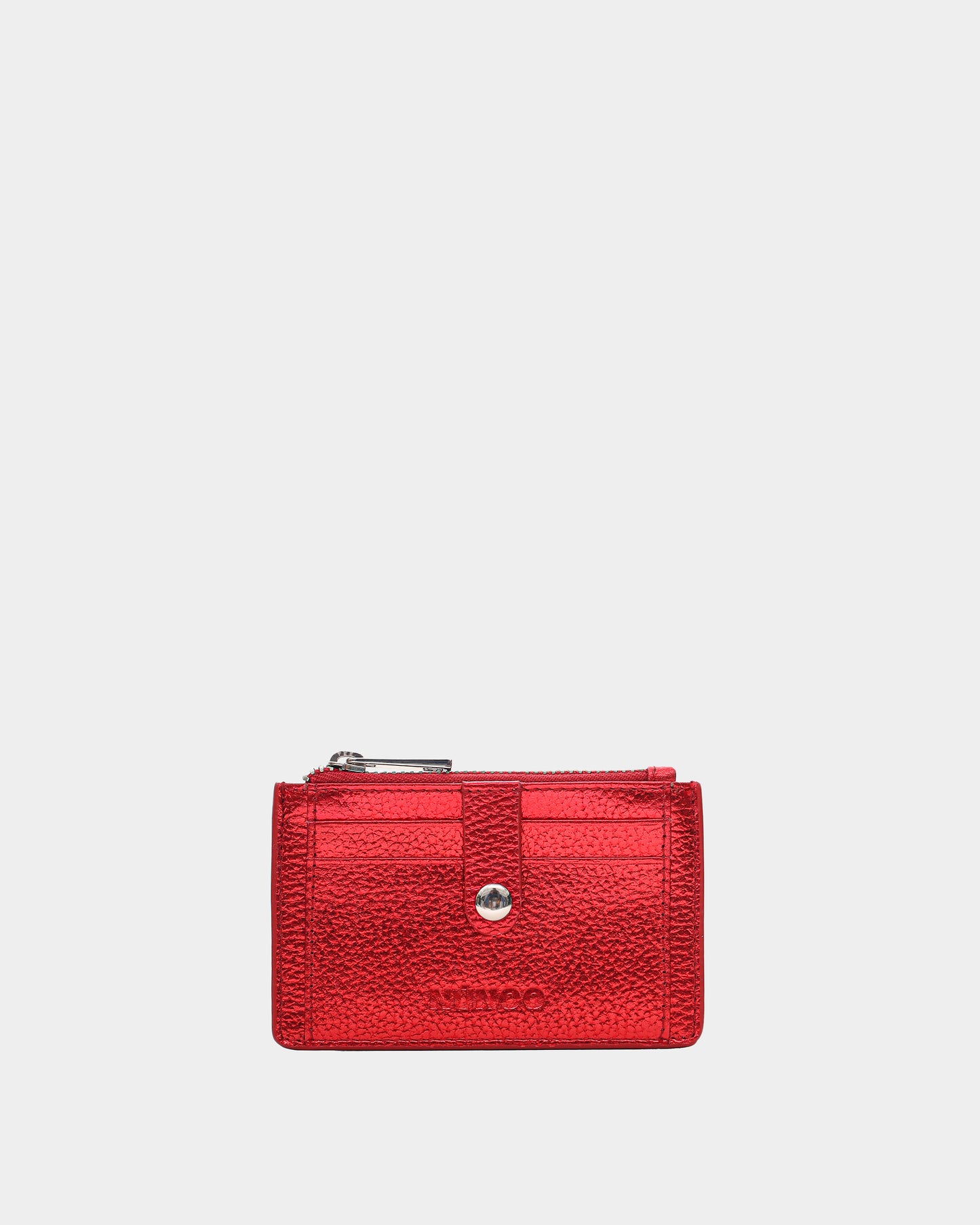 Núnoo Pixie Buckle Metallic Bright Red Wallet Bright Red