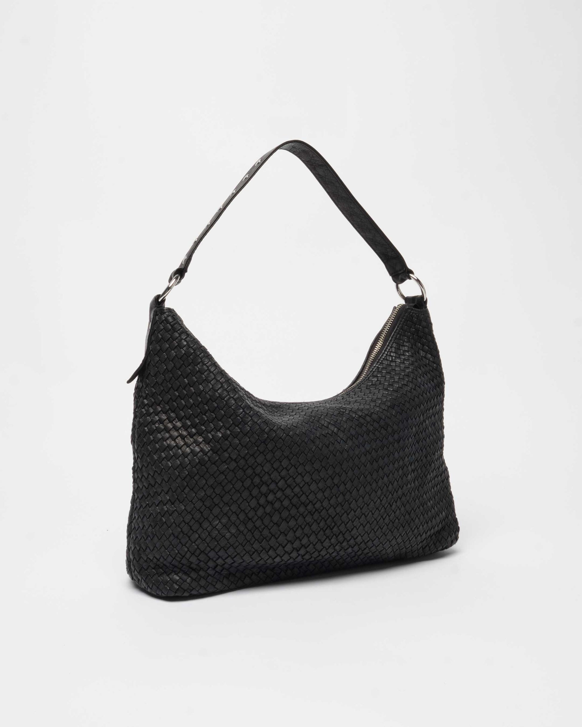 Núnoo Rio Braided Washed Black Large Black