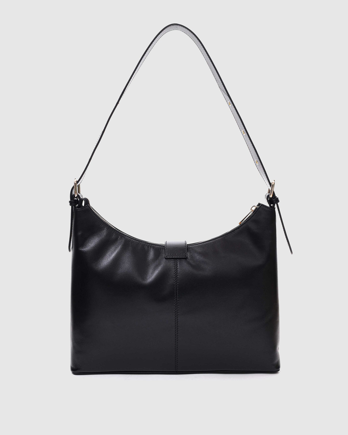 Núnoo Rio Buckle Italian Leather Black w. Gold Large