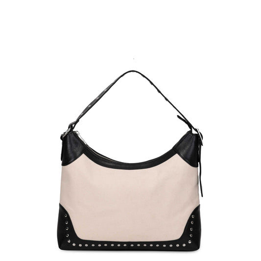 Núnoo Rio Rivet Canvas Leather Off White Large Off white