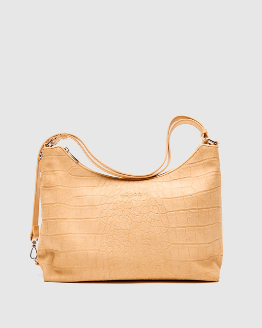 Núnoo Rio Scale Suede Cream Large Cream