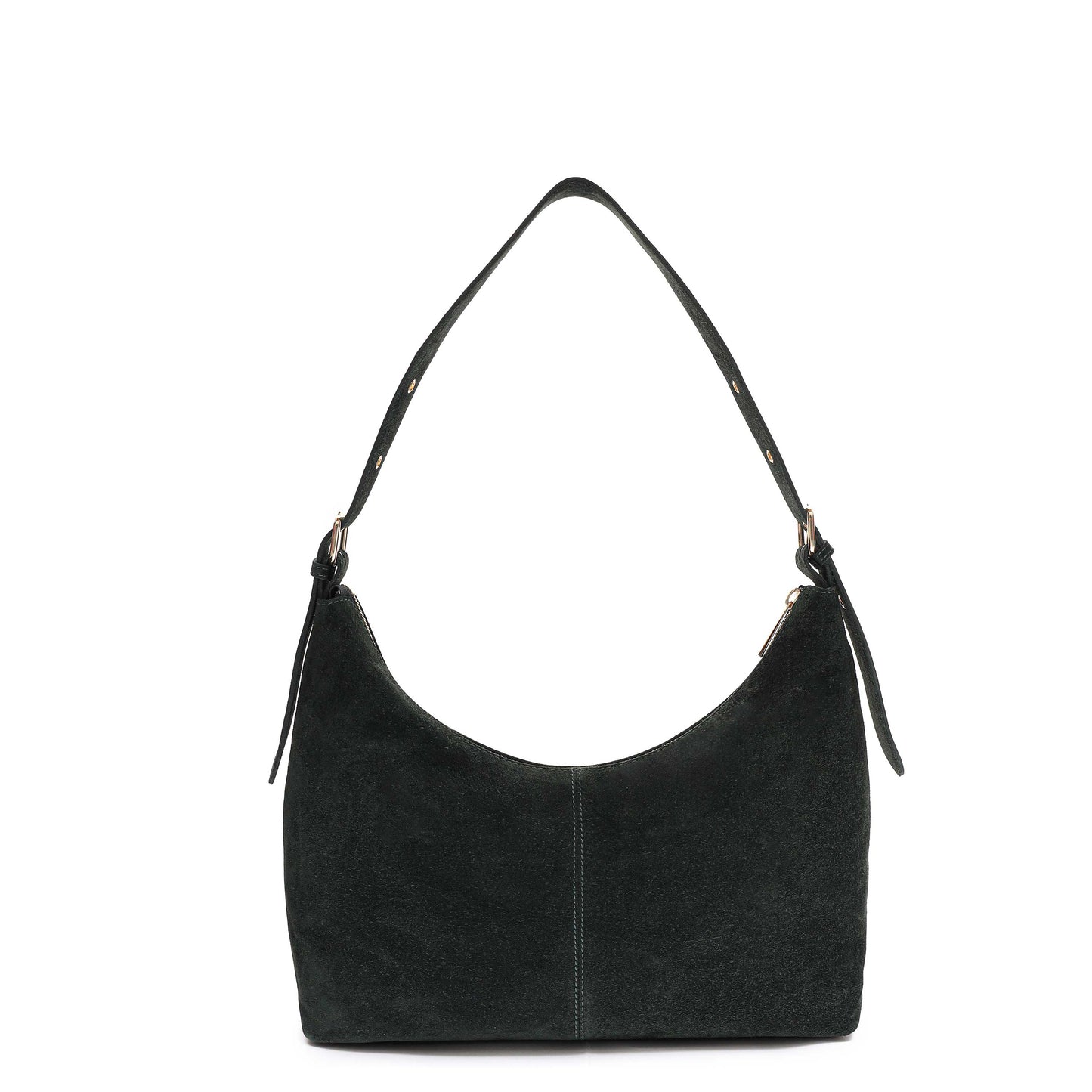 Núnoo Rio Suede Dark Green w. Gold Large