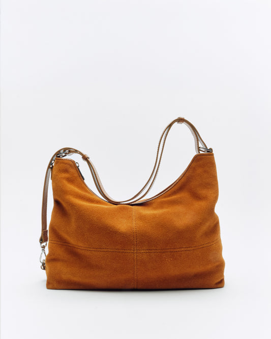 Núnoo Rio Suede Pecan Brown Large Pecan Brown