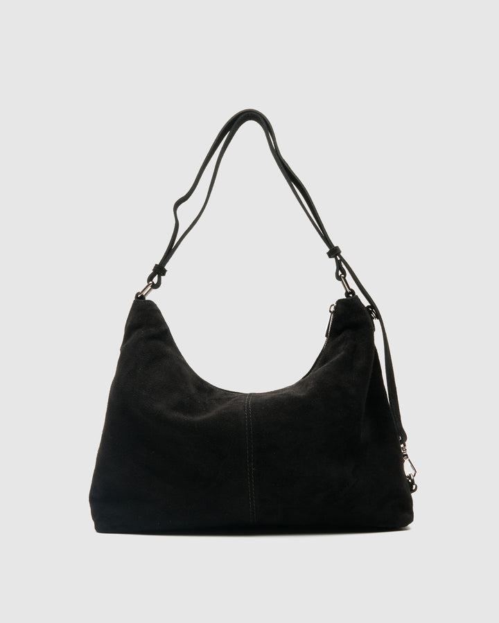 Núnoo Rio Sweetheart Suede Black Large Black