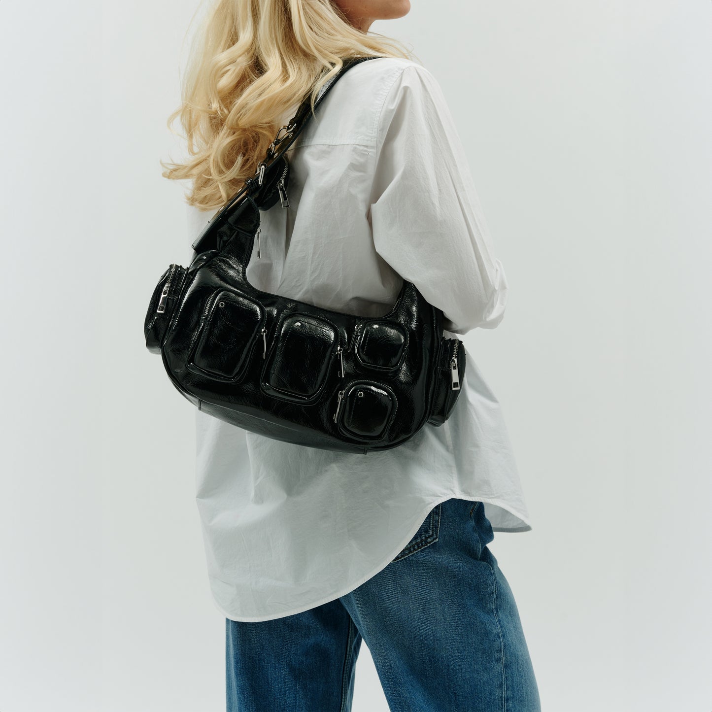 Núnoo Sally Pocket Recycled Cool Black Medium Black
