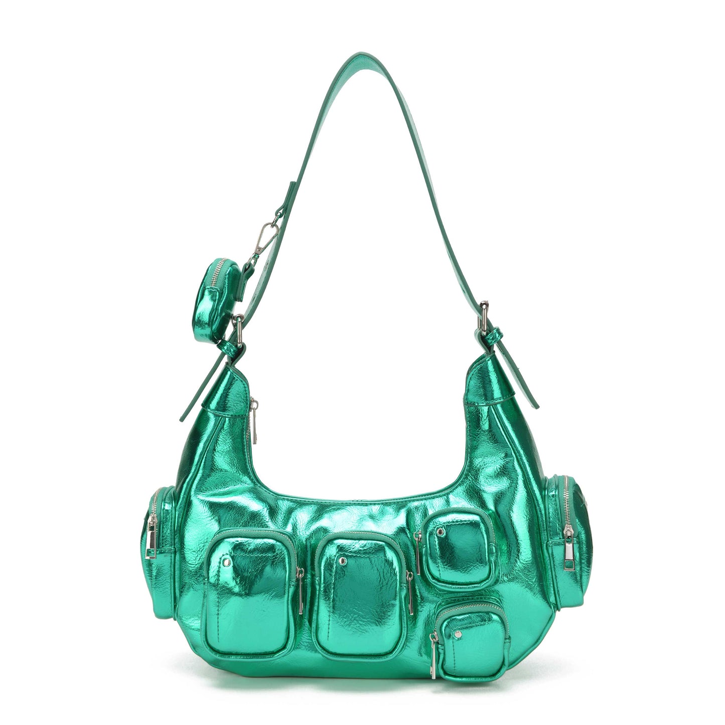 Núnoo Sally Pocket Recycled Cool Green Shoulder bags Green