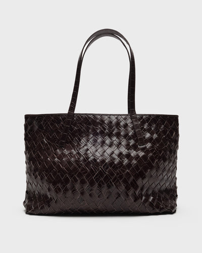 Shopper Braided Texas Chocolate