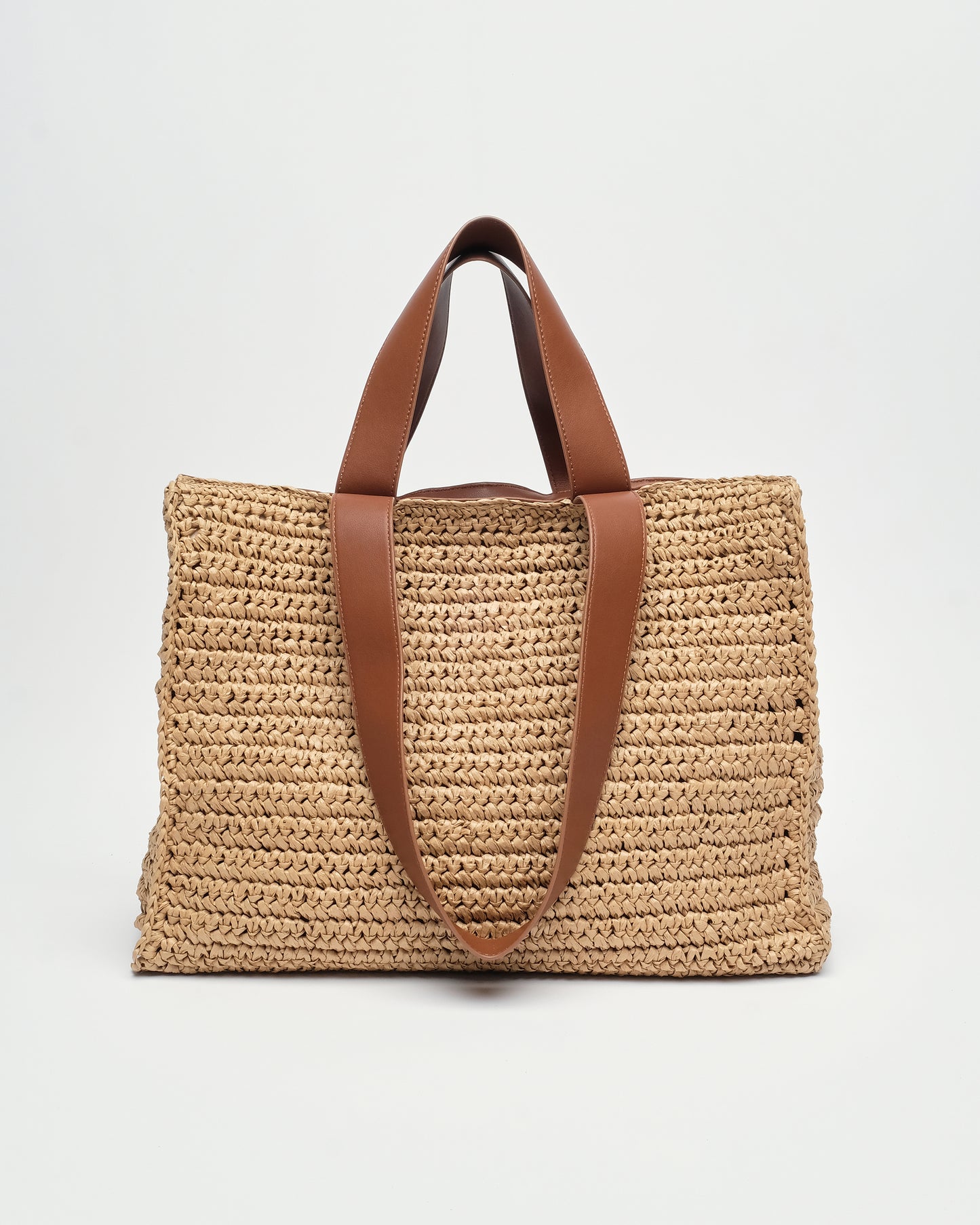 Núnoo Shopper Raffia Light Brown Maxi Light brown