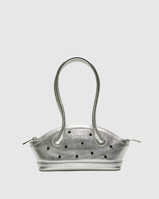 Núnoo Small Ayo Metallic Silver Small bag Silver