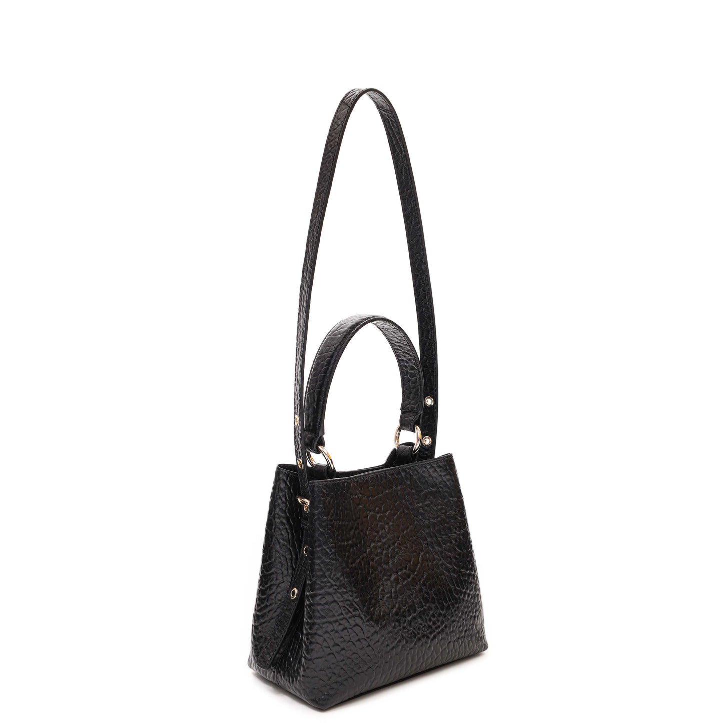 Núnoo Small Chiara New Zealand Black w. Gold Medium Black