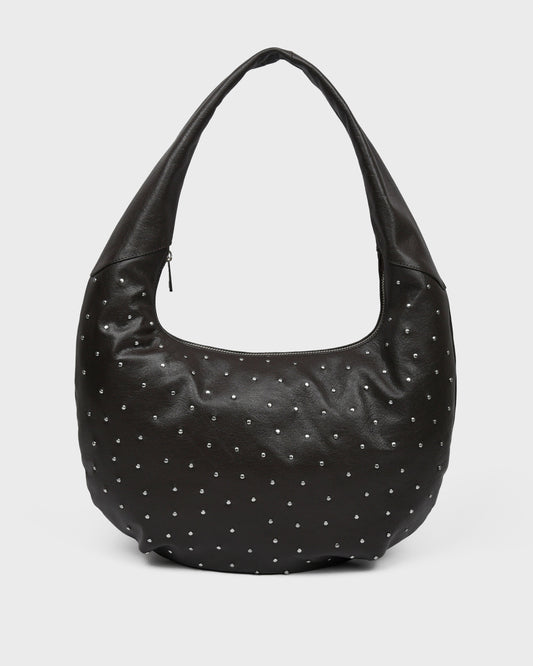 Núnoo Small Gabi Rivet Mountain Chocolate Large Chocolate