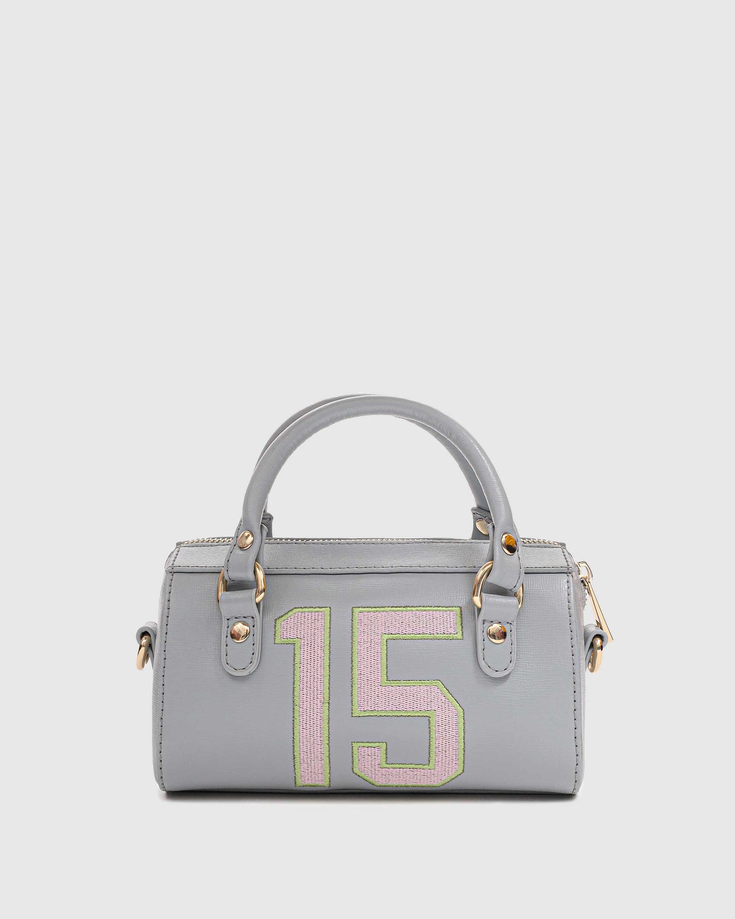 Núnoo Small Maya Details Florence Light Grey w. Gold Small bag Light grey