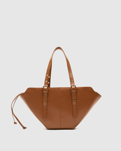 Small Nora Florence Brown w. Gold