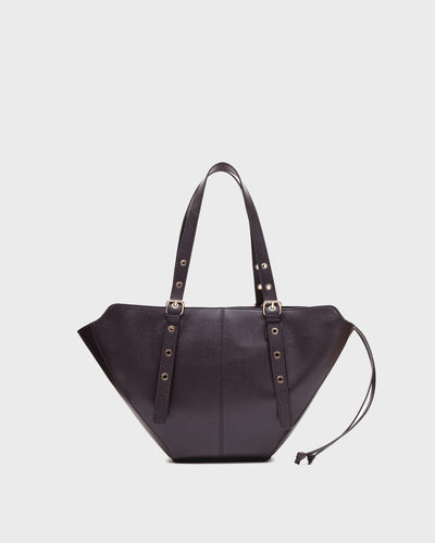 Small Nora Florence Chocolate w. Gold