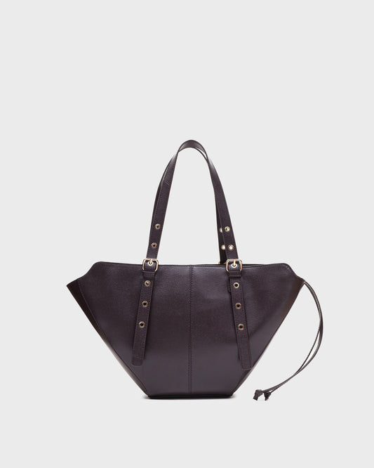 Núnoo Small Nora Florence Chocolate w. Gold Medium Chocolate