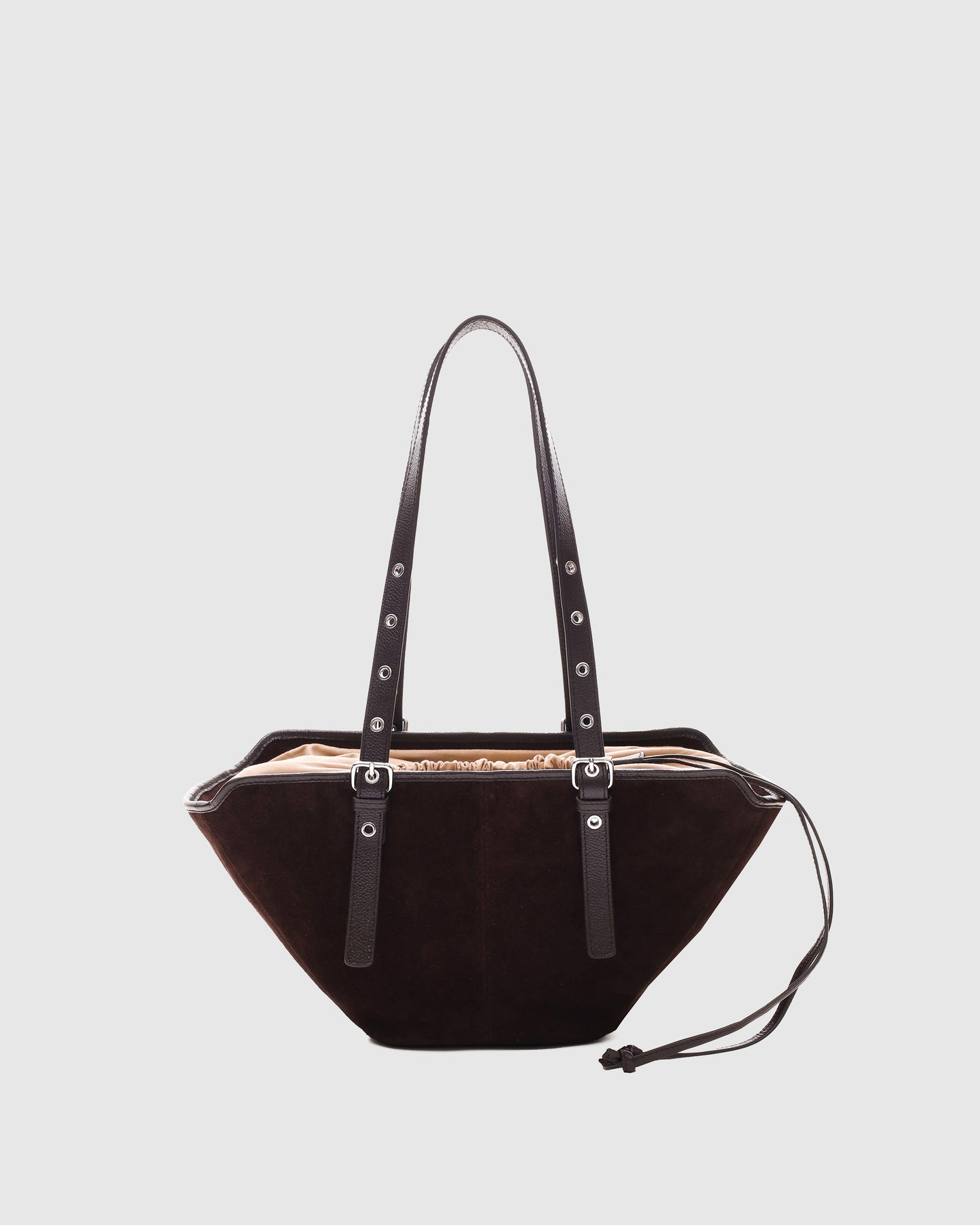 Núnoo Small Nora Suede Chocolate Medium Chocolate