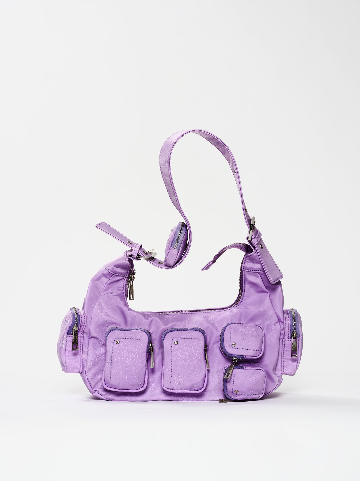 Núnoo Sally Pocket Recycled Nylon Purple Shoulder bags Purple