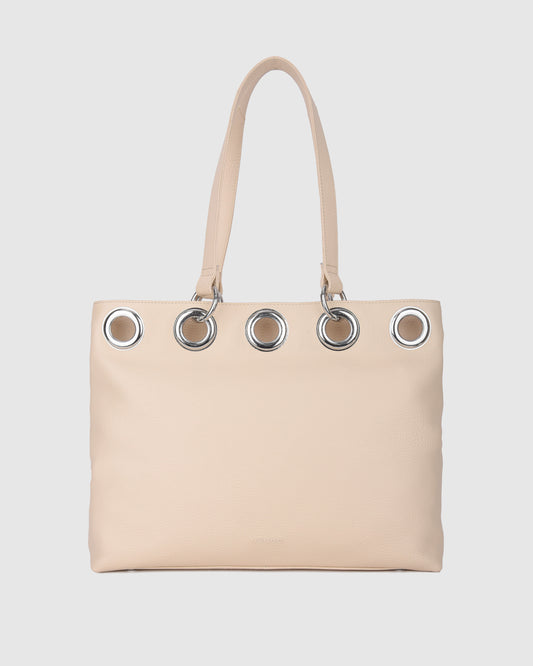 Núnoo Sophie Eyelet Soft Macadamia Large Macadamia