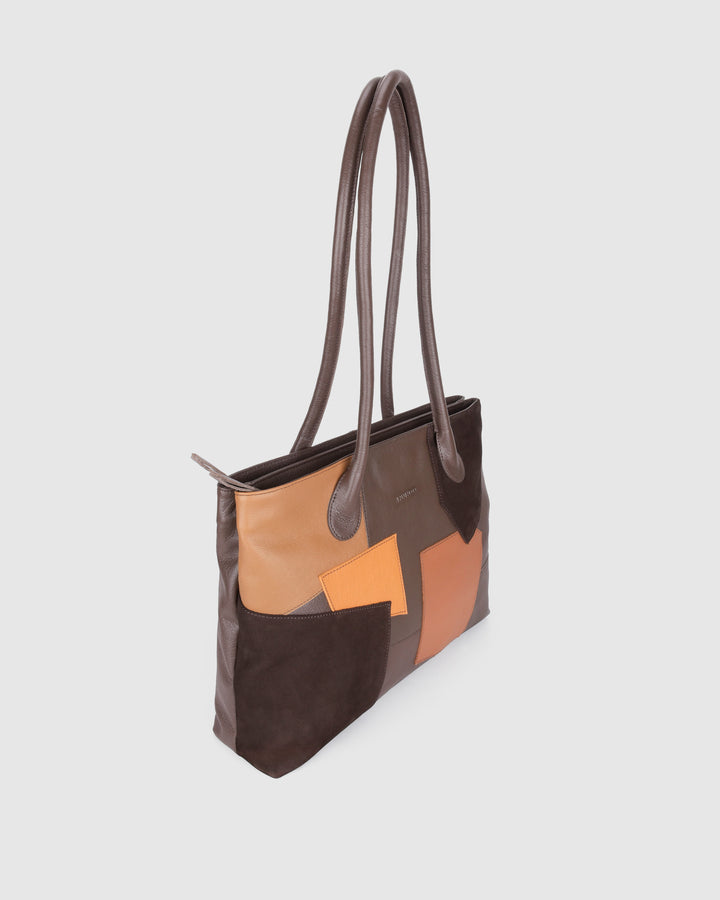 Núnoo Sophie Patch Brown Large Brown