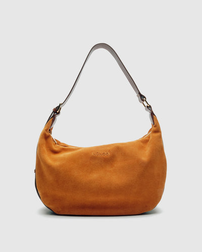 Stella Small Suede Toffee w. Gold